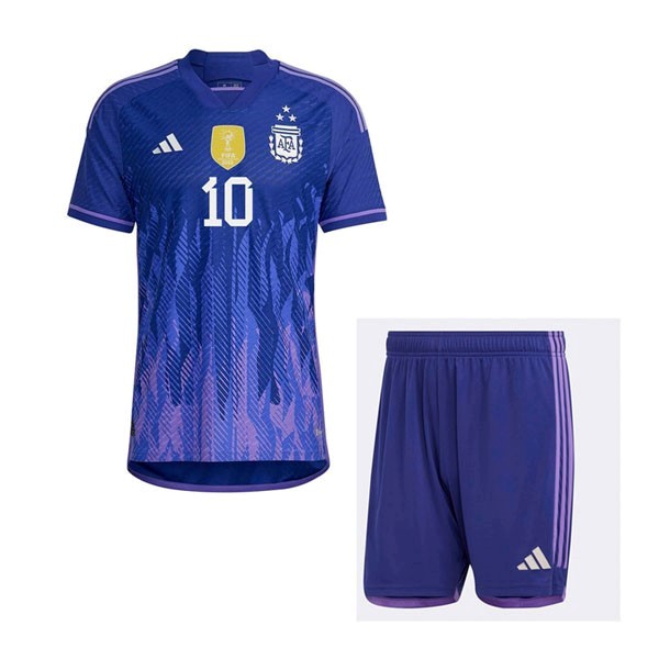 3 Estrellas Camiseta Argentina 2ª Niño MESSI 2022/23